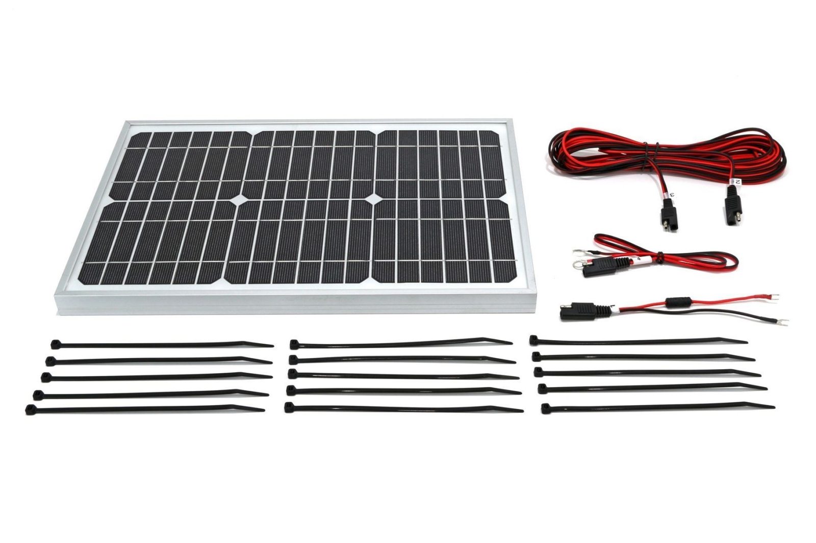 15 watt, 12 volt Boat Lift Solar Charging Kit Midwest Marine Supplies
