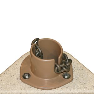 Anchor Pin Mooring Kit for Dock (top adjusting)