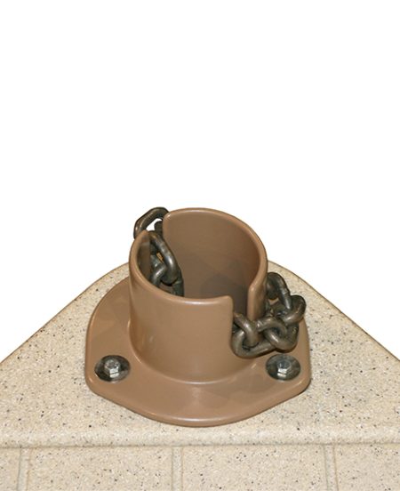 Anchor Pin Mooring Kit for Dock (top adjusting)