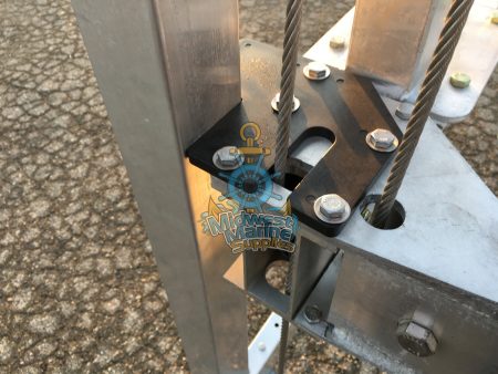 Craftlander 4500 Pound Vertical Boat Lift, 120" Beam