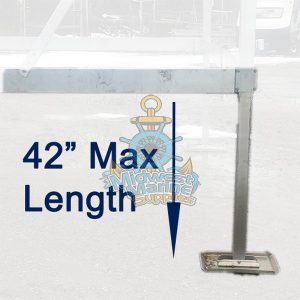 54" Vertical Hoist Legs 1/8" Wall Thickness