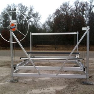 Craftlander 6000 Pound Vertical Very High Boat Lift, 120" Beam