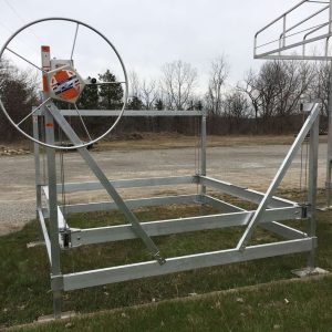 Craftlander 6000 Pound Vertical Boat Lift, 132" Beam