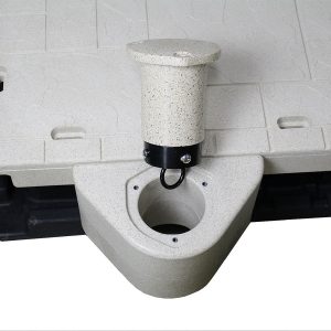 Anchor Cap Mooring Kit for Dock (bottom adjusting)