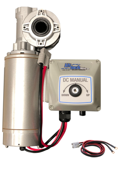 Lift Tech DC 12/24v Drive Motor - Manual Push Button