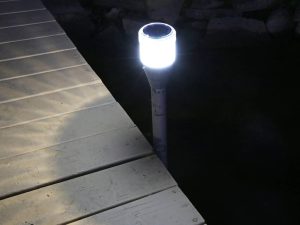 2 pack Solar Dock Post Lights – Midwest Marine Supplies