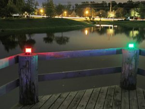 2 pack Solar Dock Post Lights – Midwest Marine Supplies