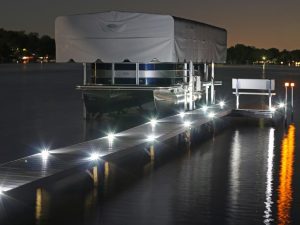 2 pack Solar Dock Post Lights – Midwest Marine Supplies