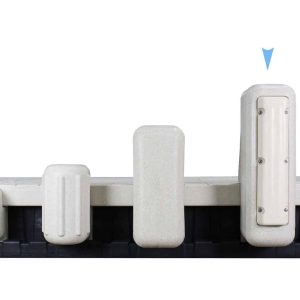 MediumVerticalBumper_AllBumpers Wave Dock Decorative Snap in Plug (qty. 20)