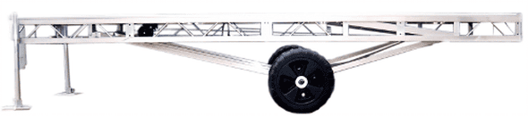 4' x 16' Rolling Dock Extension Section
