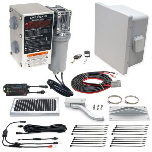 DC - Lake Lifter Direct Drive PWC Integrated Winch Box + Solar Charging Kit