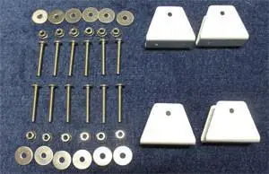 1 mounting hardware Bimini Aluminum Mounting Hardware for 1" Frames