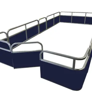 12' Classic Square Stern Fence Package
