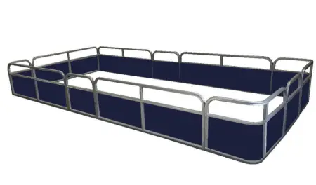 144stern 14'4" Classic Stern Entry Fence Package