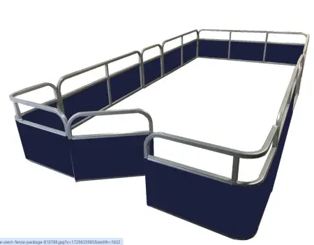 15'4" Classic Square Stern Fence Package