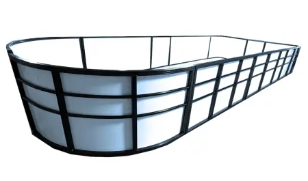 155largeradius1 15'5" Large Radius Fence Package