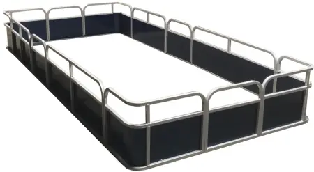 164classic1 16'4" Classic Pontoon Fence Package