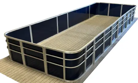 1668premium1 16'6" Standard Radius Fence Package