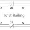 16'4" Classic Square Stern Fence Package