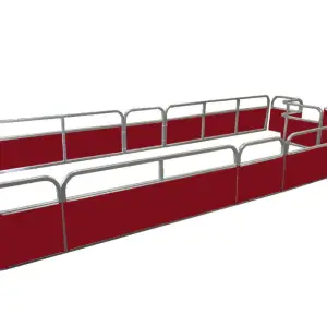 18'3" Sundeck Stern Entry Fence Package