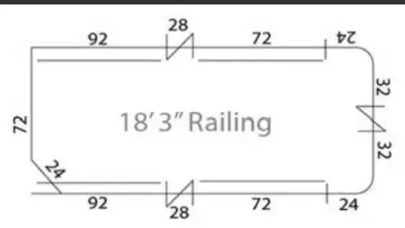 183stern2 18'3" Classic Stern Entry Fence Package