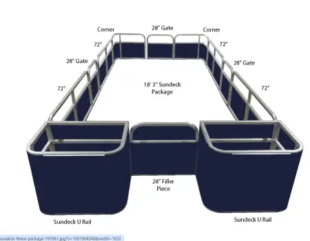 18'3" SunDeck Fence Package