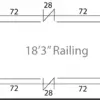 18'3" SunDeck Fence Package