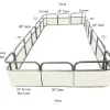 18'4" Classic Pontoon Fence Package