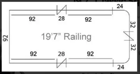 19'7" Classic Square Stern Fence Package