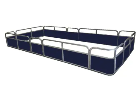 198stern1 19'8" Classic Stern Entry Fence Package
