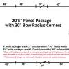 205largeradius2 20'5" Large Radius Fence Package