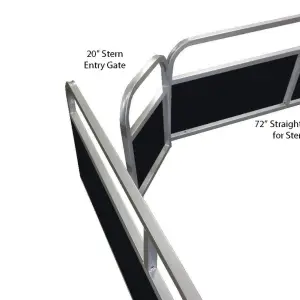 12' Classic Square Stern Fence Package