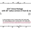 234largeradius2 23'4" Dual Radius Fence Package
