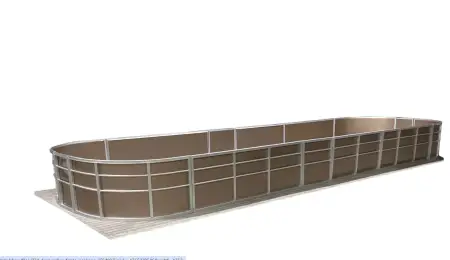 235largeradius1 23'5" Large Radius Fence Package