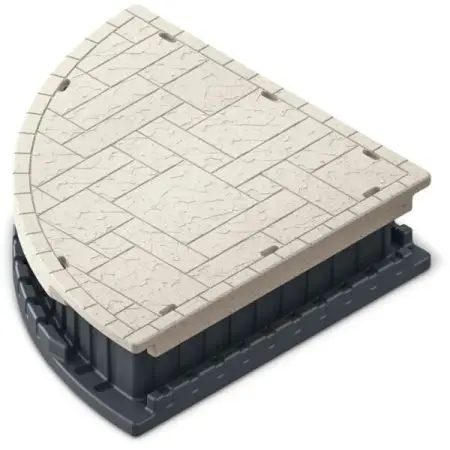 Wave Armor 60″ Quarter Round Dock Section