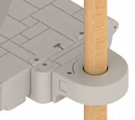 PYLON_HOOP_8_INCH-SQ Extreme Pylon Hoop Attachment Kit