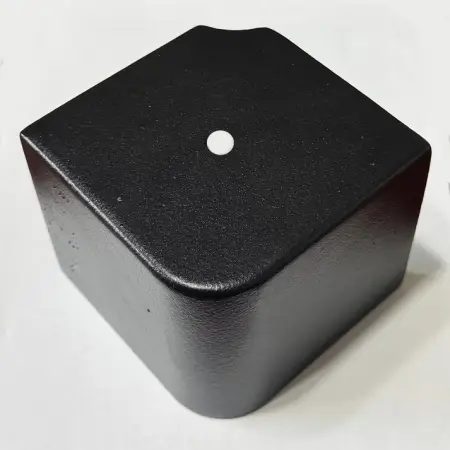 Square corner cap black Square Corner Caps for Pontoon Deck