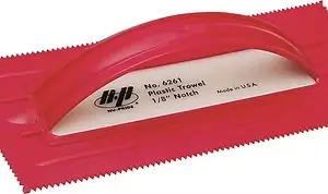 1/8" V Notched Trowel for Glue