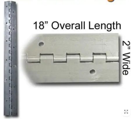 flatpianohinge Standard Gate Hinge