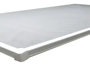 silver deck trim 8' Pontoon Deck Trim